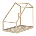 South Shore Ohana Wood House Bed, 48-3/4”H x 30-1/2”W x 54-1/2”D, Natural 1 thumbnail image