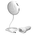 ChargeHub V6 Shareable Car Charger, White, CRG-V6-002 1 thumbnail image
