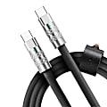 Statik TSumoCharge 100W USB-C To USB-C Charging Cable, Black, PUP-0126-BLK-CC 1 thumbnail image