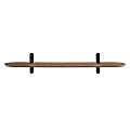 Eurostyle Catalina Floating Shelf, 1”H x 47”W x 10”D, Walnut 1 thumbnail image