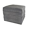 Hospeco TaskBrand® Universal Sorbent Pads, 15" x 17", Gray, Light Duty, Melt Blown, Bale Of 200 Pads 1 thumbnail image