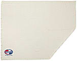 Custom Made Here New York Basketweave Promotional Cotton Blanket, 50” x 60”, Natural 1 thumbnail image