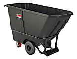 Suncast Commercial Tilt Truck, Heavy Duty, 0.5 Cu Yd., 34-7/8"H x 27-3/4"W x 59-1/8"D, Black 1 thumbnail image