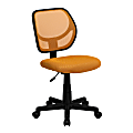 Flash Furniture Mesh Low-Back Swivel Task Chair, Orange/Black