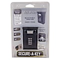 Secure-A-Key Wall Mounted Key Safe, Black