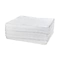 Hospeco TaskBrand® Oil Only Sorbent Pads, 15" x 18", White, Light Duty, Melt Blown, Bale Of 100 Pads 1 thumbnail image