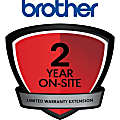 Brother - Extended service agreement - parts and labor - 2 years - on-site