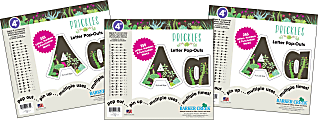 Barker Creek Letter Pop-Outs, 4", Prickles, Set Of 765 Pop-Outs 1 thumbnail image