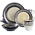 Elama 16-Piece Stoneware Dinnerware Set, Desert Sand 1 thumbnail image
