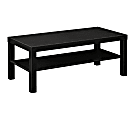 basyx by HON® Wood Laminate Coffee Table, Black