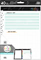 Happy Planner Classic Filler Paper, 40 Sheets, 7" x 9-1/4", Today's Notes