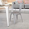 Flash Furniture Commercial Stackable Chair, Silver 1 thumbnail image