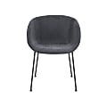 Eurostyle Zach Side Chairs With Arms, Gray/Black, Set Of 2 Chairs 1 thumbnail image