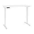Bestar Universel Electric 60"W Standing Desk, Electric, White