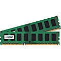 Micron 16GB (2 x 8 GB) DDR3 SDRAM Memory Module - 16 GB (2 x 8 GB) - DDR3-1866/PC3-14900 DDR3 SDRAM - CL13 - 1.35 V - Non-ECC - Unbuffered - 240-pin - DIMM