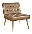 Ave Six Amity Tufted Accent Chair, Sizzle Copper/Light Brown/Gold 1 thumbnail image