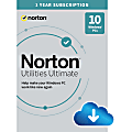 Norton™ Utilities Ultimate, 10 Devices, 1-Year Subscription, Windows®, Download