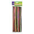 Creativity Street Jumbo Chenille Neon Pipe Cleaners - Craft Project, Classroom - 12" x 0.25" x 236.2 mil x 15" - 100 / Pack - Assorted - Polyester