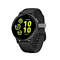 Garmin vívoactive 5 Fitness-Tracking Smartwatch With Aluminum Bezel And Silicone Band, Black/Slate 1 thumbnail image