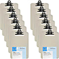 Business Source Compact Plastic Clipboard - Spring Clip - Plastic - Smoke - 12 / Box 1 thumbnail image