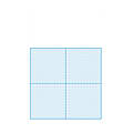 Flipside 1/4" Graph Dry-Erase Board Class Pack, 16" x 11" x 1/16", White/Blue, Pack Of 12 1 thumbnail image