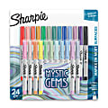 Sharpie® Permanent Ultra-Fine Point Markers, Assorted Colors, Pack Of 24 Markers