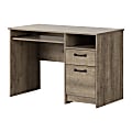 South Shore Tassio 45"W Computer Desk, Weathered Oak