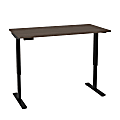 Bestar Universel Electric 60"W Standing Desk, Electric, Antigua