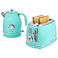MegaChef 1.7 Quart Electric Tea Kettle and 2 Slice Toaster Combo in Turquoise 1 thumbnail image