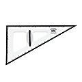 Learning Advantage Dry-Erase Magnetic 30/60/90 Degree Triangles, 22 1/2", Black/White, Pack Of 2 1 thumbnail image