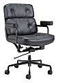 Zuo Modern Smiths Ergonomic High-Back Office Chair, Black