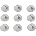 Bluelounge CableDrop Mini Cable Anchor for Small Cords - Cable Clip - White - 9 Pack 1 thumbnail image
