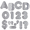 TREND Ready Letters®, Metallic Casual, 4", Silver, Pack Of 71