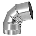 Lambro® 4" 90° Aluminum Adjustable Elbow Compatible With Semi-Rigid Duct, Silver, LAO2310 1 thumbnail image