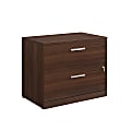 Sauder® Affirm 35-1/2"W x 23-1/2"D Lateral 2-Drawer File Cabinet With Lock, Noble Elm