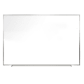 Ghent Magnetic Dry-Erase Whiteboard, Porcelain, 60-1/2" x 36-1/2", White, Satin Aluminum Frame