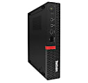Lenovo® ThinkCentre M720 Tiny Desktop PC, Intel® Core™ i5, 8GB Memory, 256GB Solid State Drive, Windows® 10, 10T7002CUS 1 thumbnail image