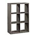 Sauder® Select 44”H 6-Cube Storage Bookcase, Mystic Oak 1 thumbnail image
