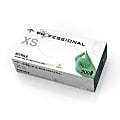 Medline Professional Disposable Powder-Free Nitrile Exam Gloves, X-Small, Green, Pack Of 2,000 1 thumbnail image