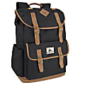 Kelty Drawstring Backpack With 17” Laptop Pocket, Black