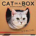 2026 Willow Creek Press Art & Design Monthly Wall Calendar, 12" x 12", Cat in a Box, January To December, 50576 1 thumbnail image