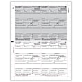 ComplyRight® 1099-R Pressure-Seal Tax Forms, 4-Up, Copy B/C/2/2, V-Fold Duplex, Laser, 11", White, Pack Of 500 Forms
