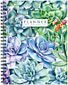 2024-2025 Willow Creek Press Weekly/Monthly Planner, 6-1/2" x 8-1/2", Succulents, July To June, 47477