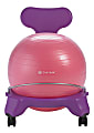 Gaiam Kids' Balance Ball® Chair, Pink/Purple 1 thumbnail image