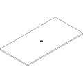 Lorell Prominence 2.0 Rectangular Conference Tabletop - For - Table TopMahogany Rectangle, Laminated Top x 96" Table Top Width x 48" Table Top Depth x 1.50" Table Top Thickness - Assembly Required - Particleboard Top Material - 1 Each