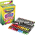 Crayola® Neon Crayons, Assorted Neon Colors, Pack Of 24 Crayons
