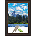 Amanti Art Lara Bronze Wood Picture Frame, 24" x 34", Matted For 20" x 30"