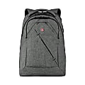Wenger MoveUp 16 Laptop Backpack Charcoal Heather Office Depot