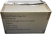Ohanaware Disposable Cutlery, Forks, White, Pack Of 1,000 Forks 1 thumbnail image