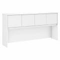 Bush® Business Furniture Hybrid 72"W Desk Hutch, White, Standard Delivery